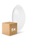 Mehrfachpackung 5x Ledvance Surface Rund 400 24W 830 1920lm Weiß IP44 | mit Sensor - Warmweiß - Ersatz Für 2x26W