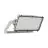 Ledvance LED-Scheinwerfer Max Radial 25 Aluminium Grau 600W 85300lm 25d - 830 Warmweiß | IP66 - Symmetrisch